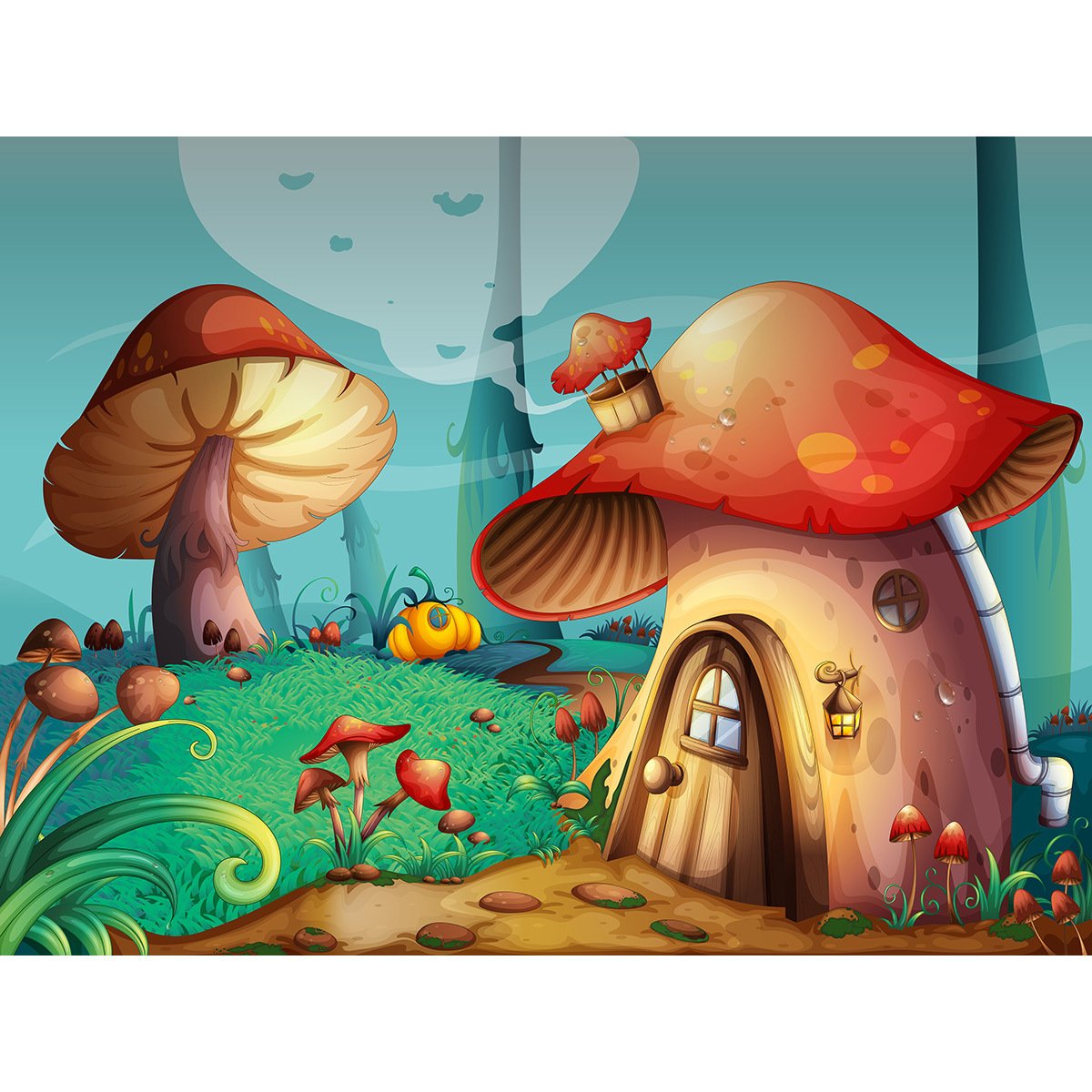 Психоделические грибы мухоморы арт