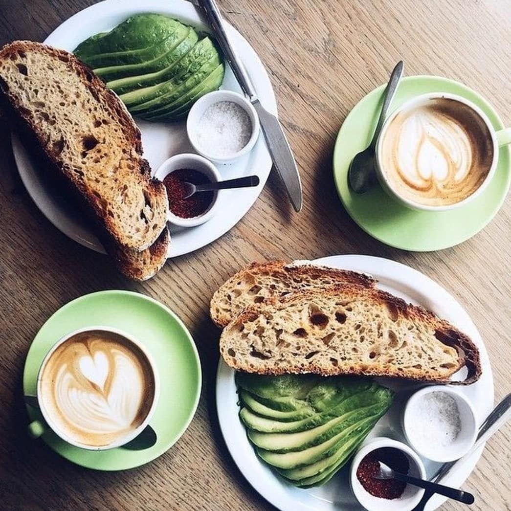 Красивый полезный завтрак