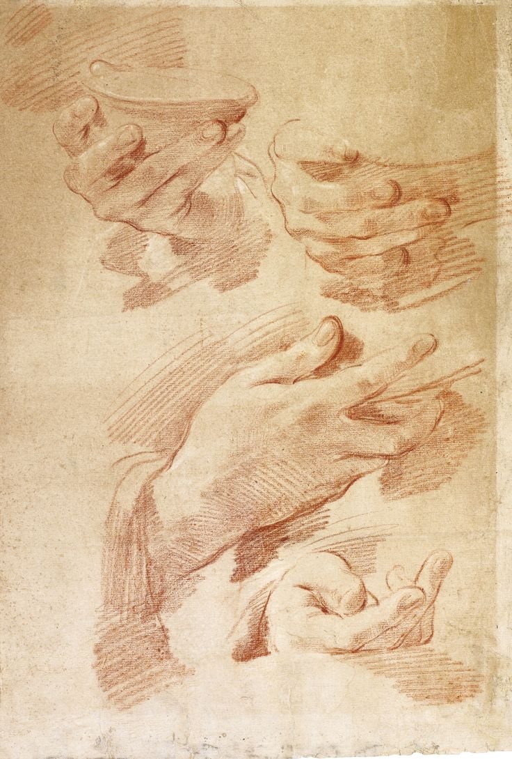 Микеланджело Наброски рук