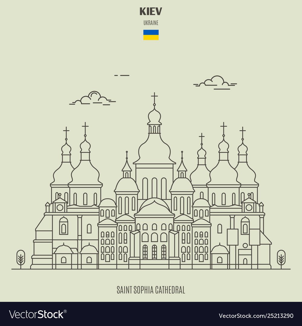 Софийский собор в Киеве черно белое 1037