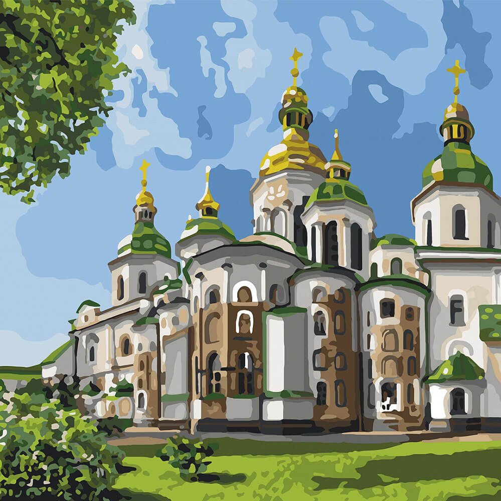 Софийский собор Вологда контур