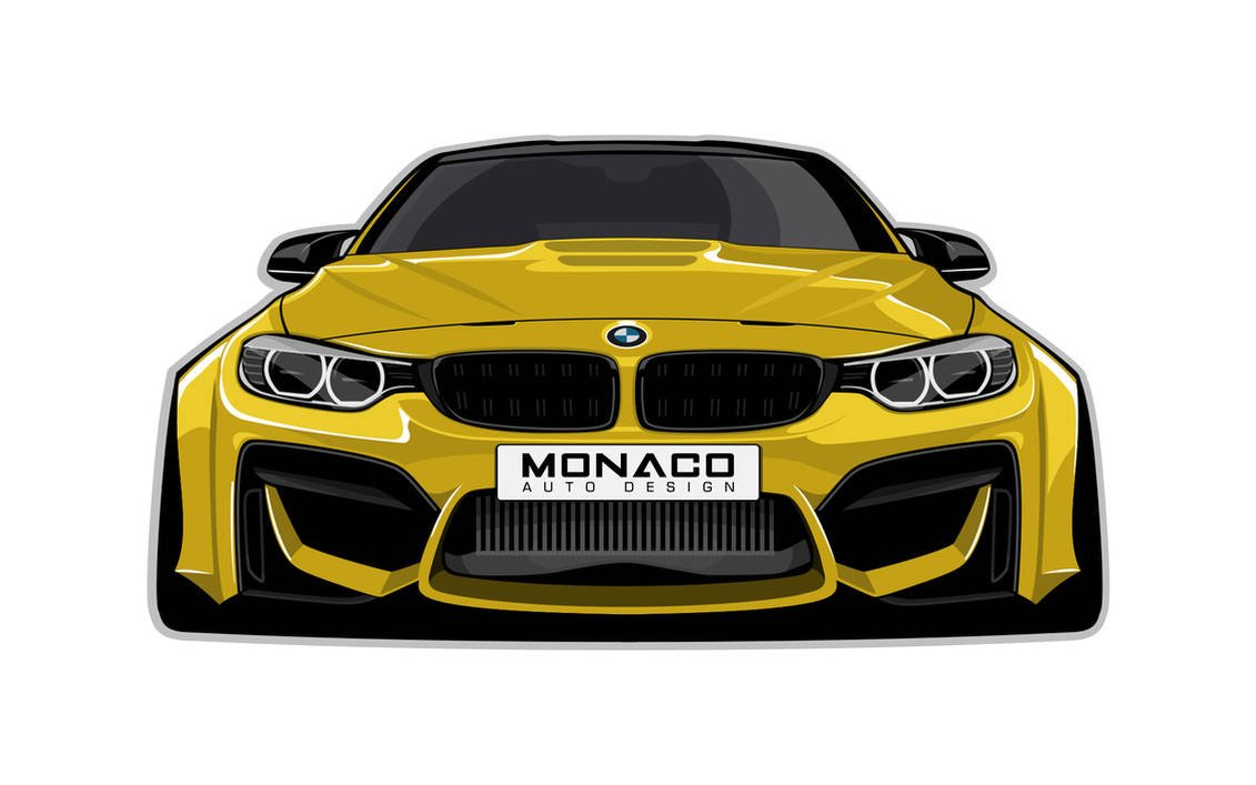 BMW m4 вектор