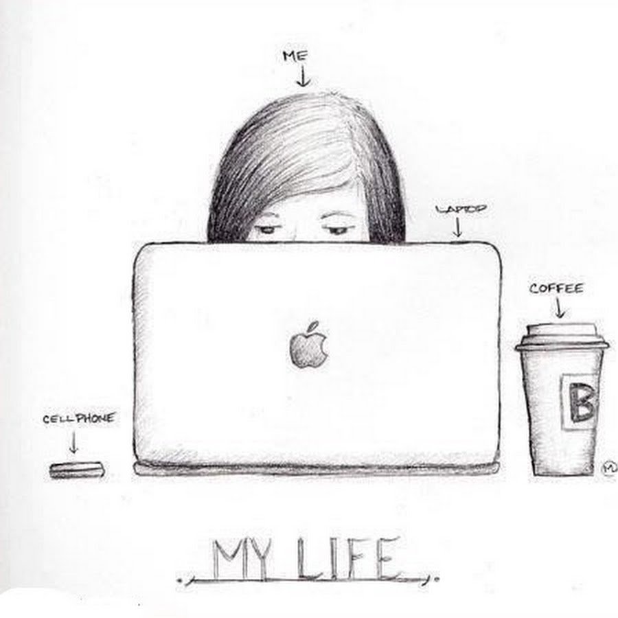 Рисунки для личного дневника для срисовки карандашом