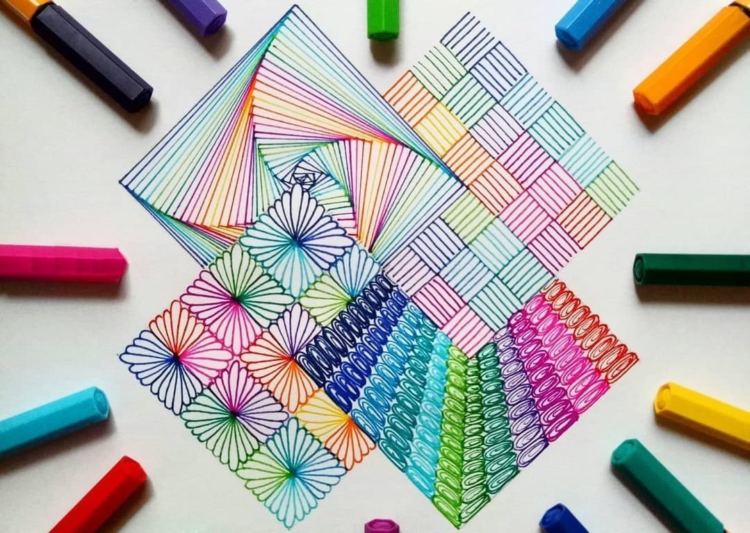 Рисунки фломастерами