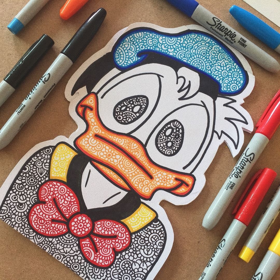 Рисунки фломастерами