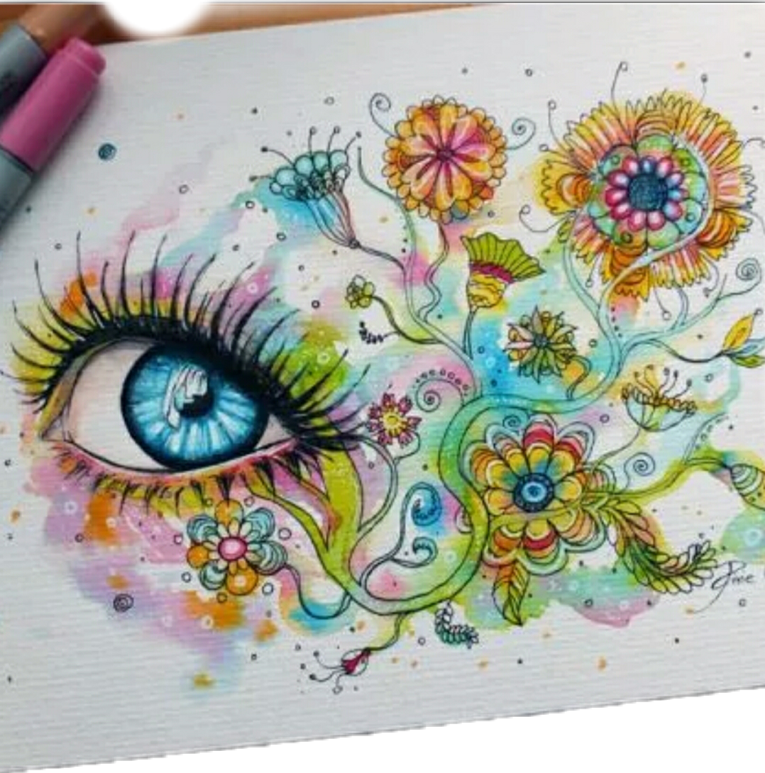 Декоративный пейзаж легкий