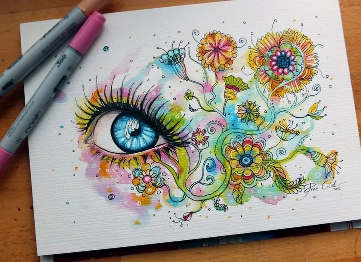 Из фломастера маме подарок