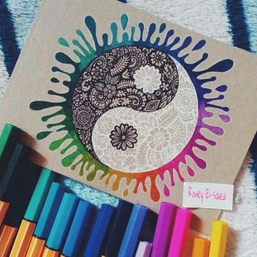 Раскрасить фломастерами