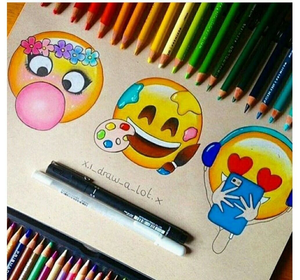 Рисунки из фломастеров