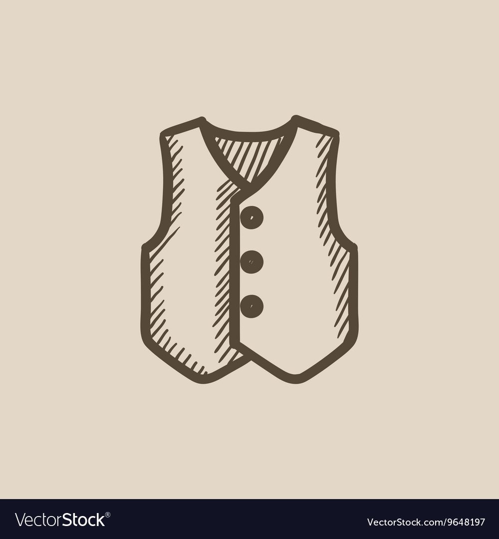 Мужской жилет Бурда