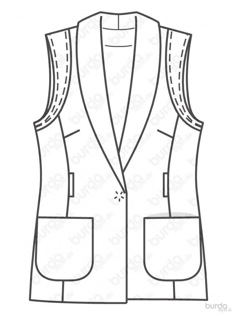 Нарисовать жилет