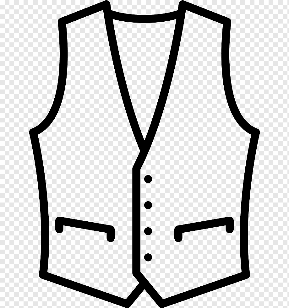 Жилетка трафарет