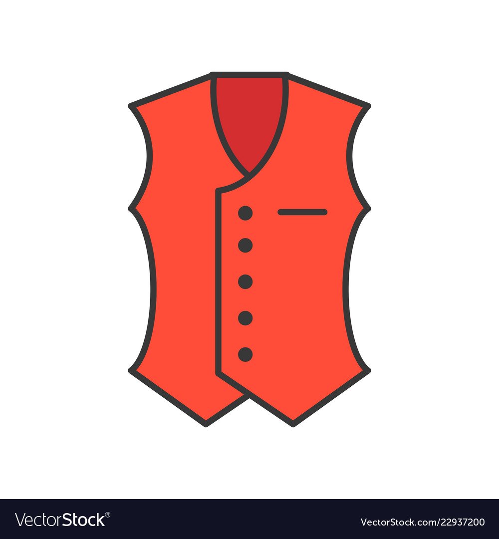 Эскиз модели жилета