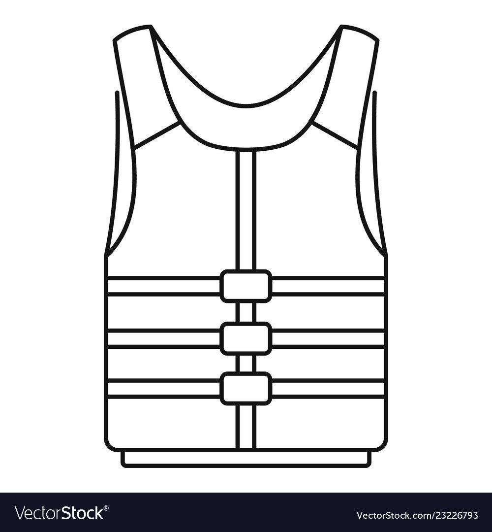 Жилет раскраска