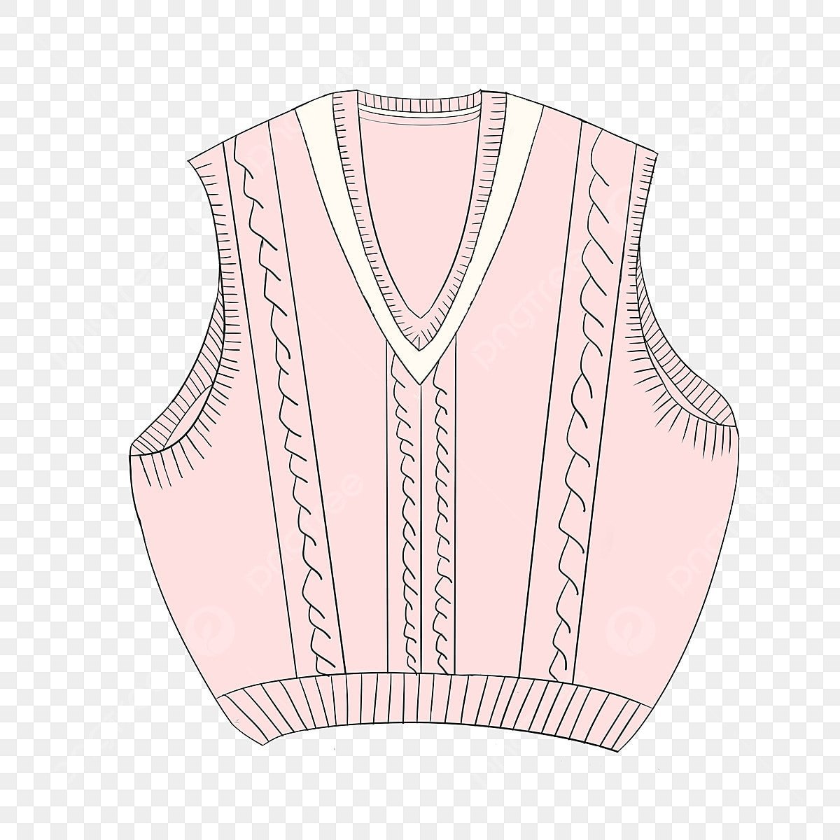 Воротник для жилетки моделирование