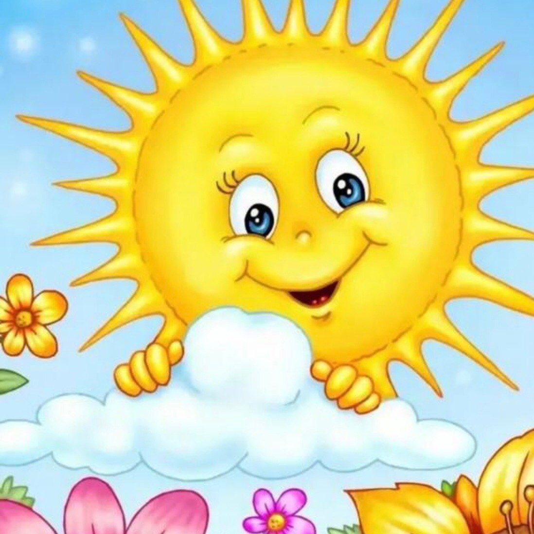 Весеннее солнце для детей
