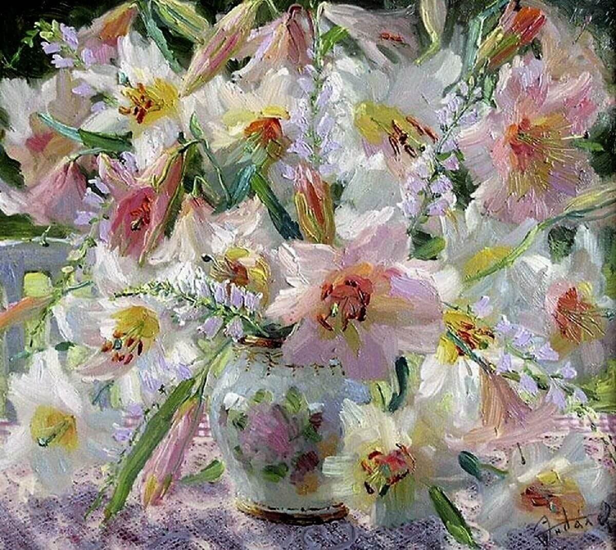 Игорь Бельковский картина лилии
