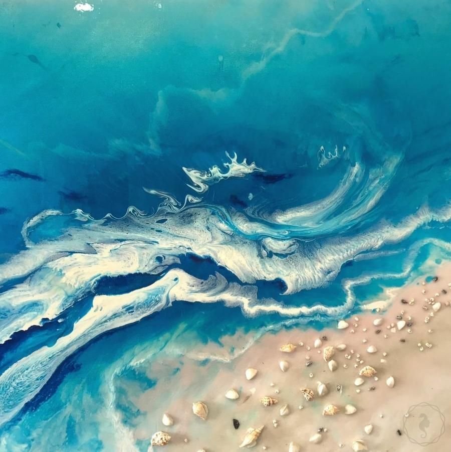 Абстрактная картина море