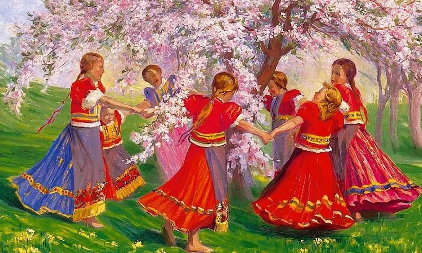 Весенний хоровод старшая группа. Хоровод. Фольклорный праздник. Народные танцы. Встреча весны на Руси.
