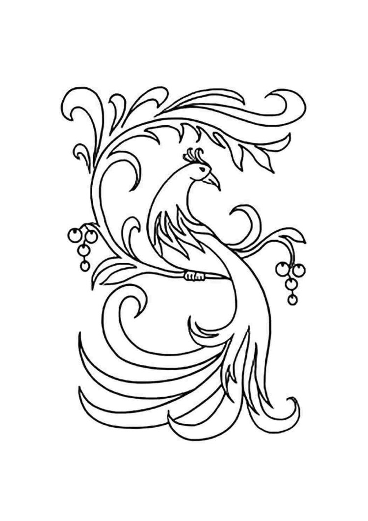 Растительный узор в круге