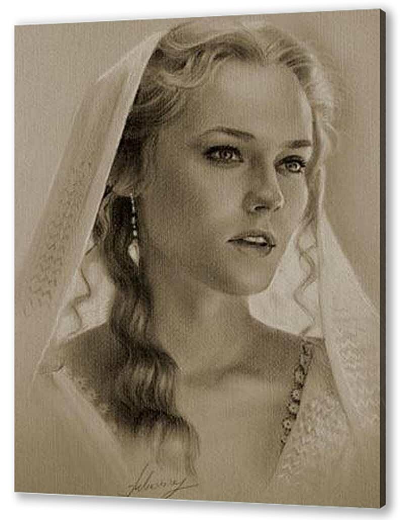 Неслихан Атагюль портрет арт