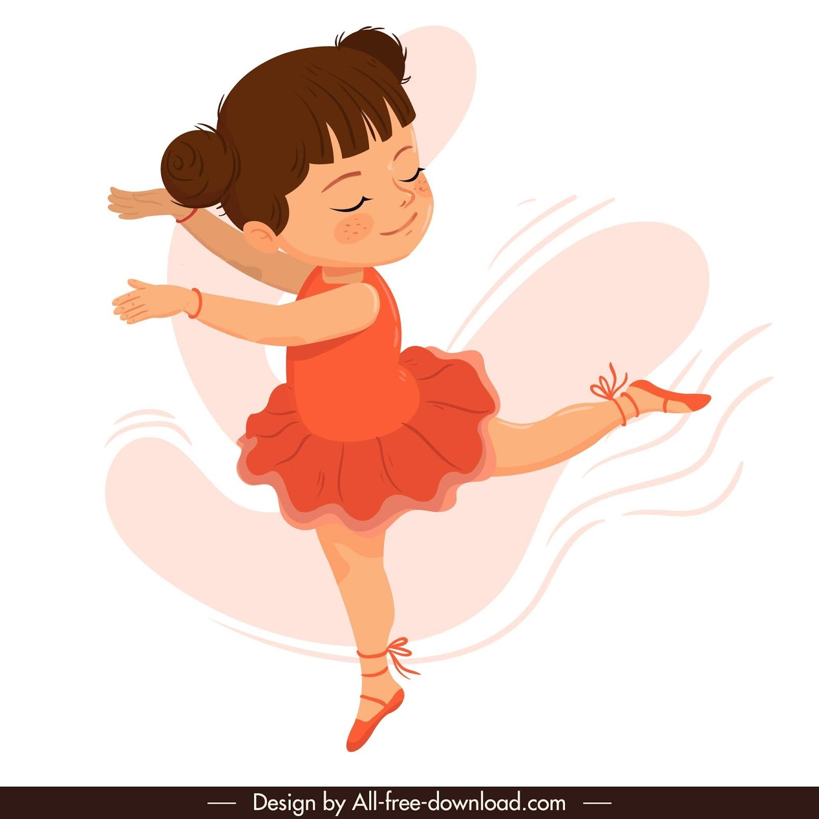 Девчонка пляшет. Рисунок танцующей девочки. Девочка танцует для детей. Девочка танцует вектор. Балерина мультяшная.