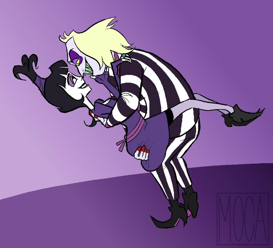 Битлджус и Лидия Монстер Хай