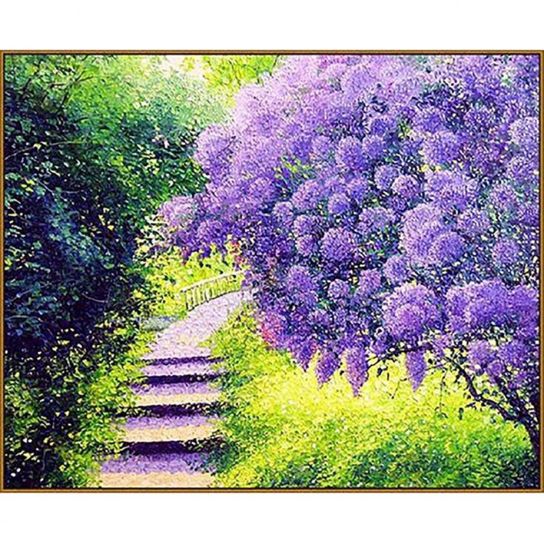 Сирень в саду