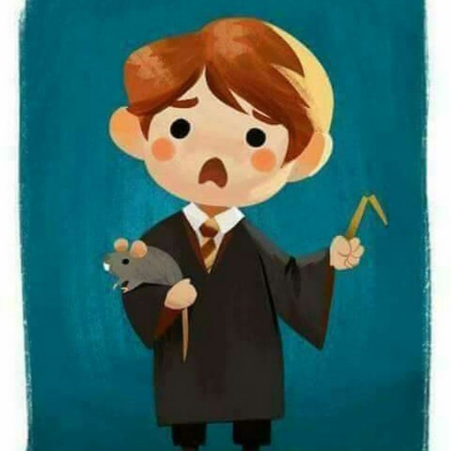 Рон из Гарри Поттера арт