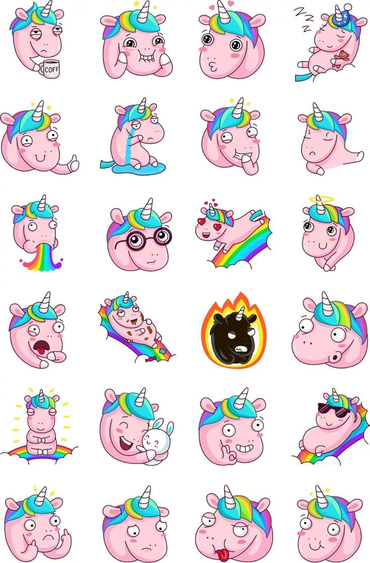 Наклейка Единорог