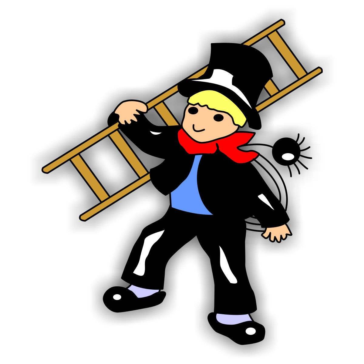 Инструменты трубочиста векторное