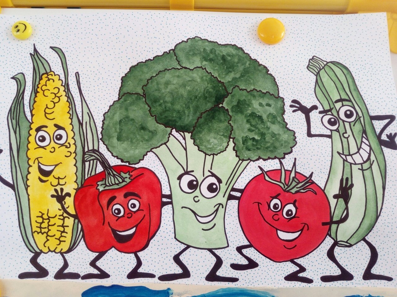 Класс овощей школа