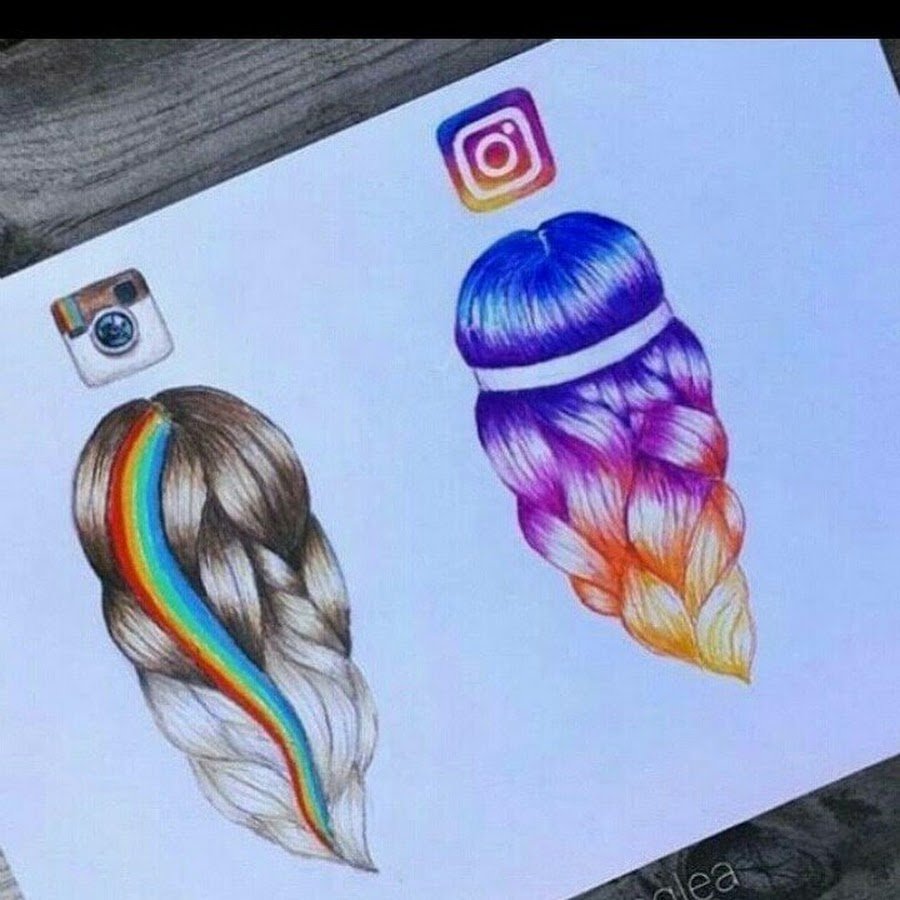 Рисунки для срисовки прикольные цветные