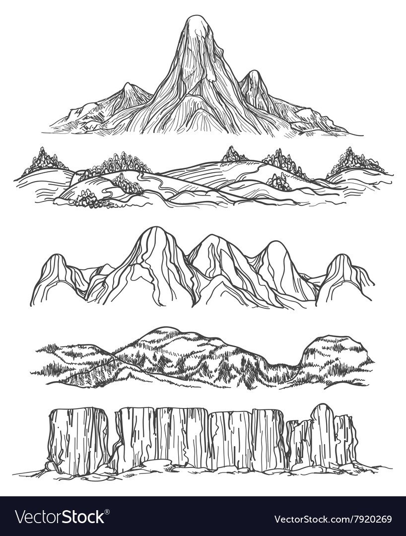 Ландшафт горы