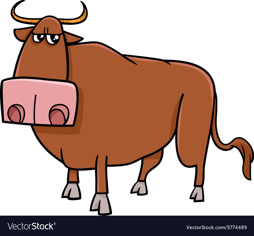 Картинки Быков для срисовки