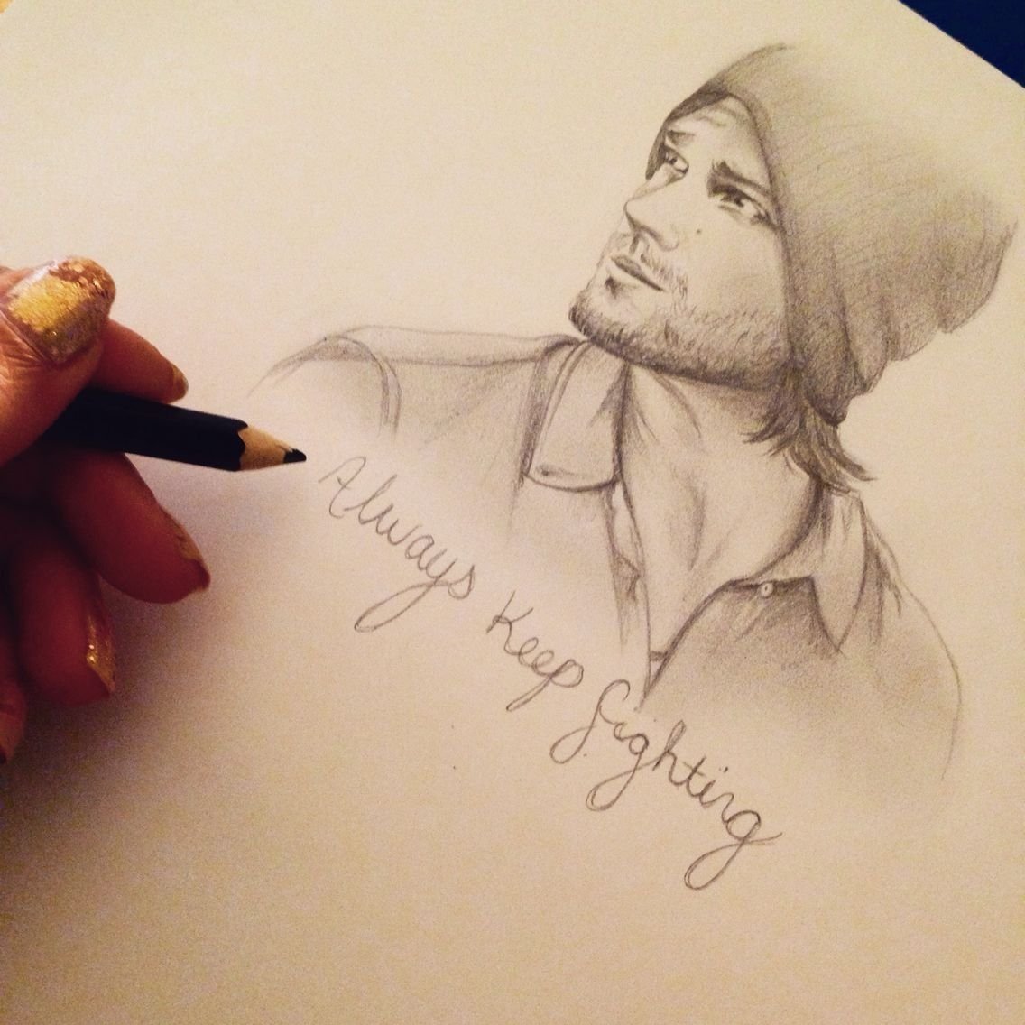 Сверхъестественное арты карандашом