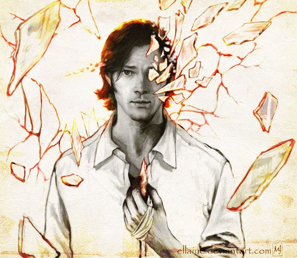 Сэм Винчестер демон арт