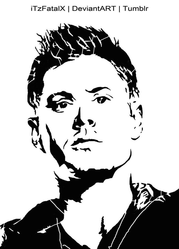 Сэм Винчестер силуэт