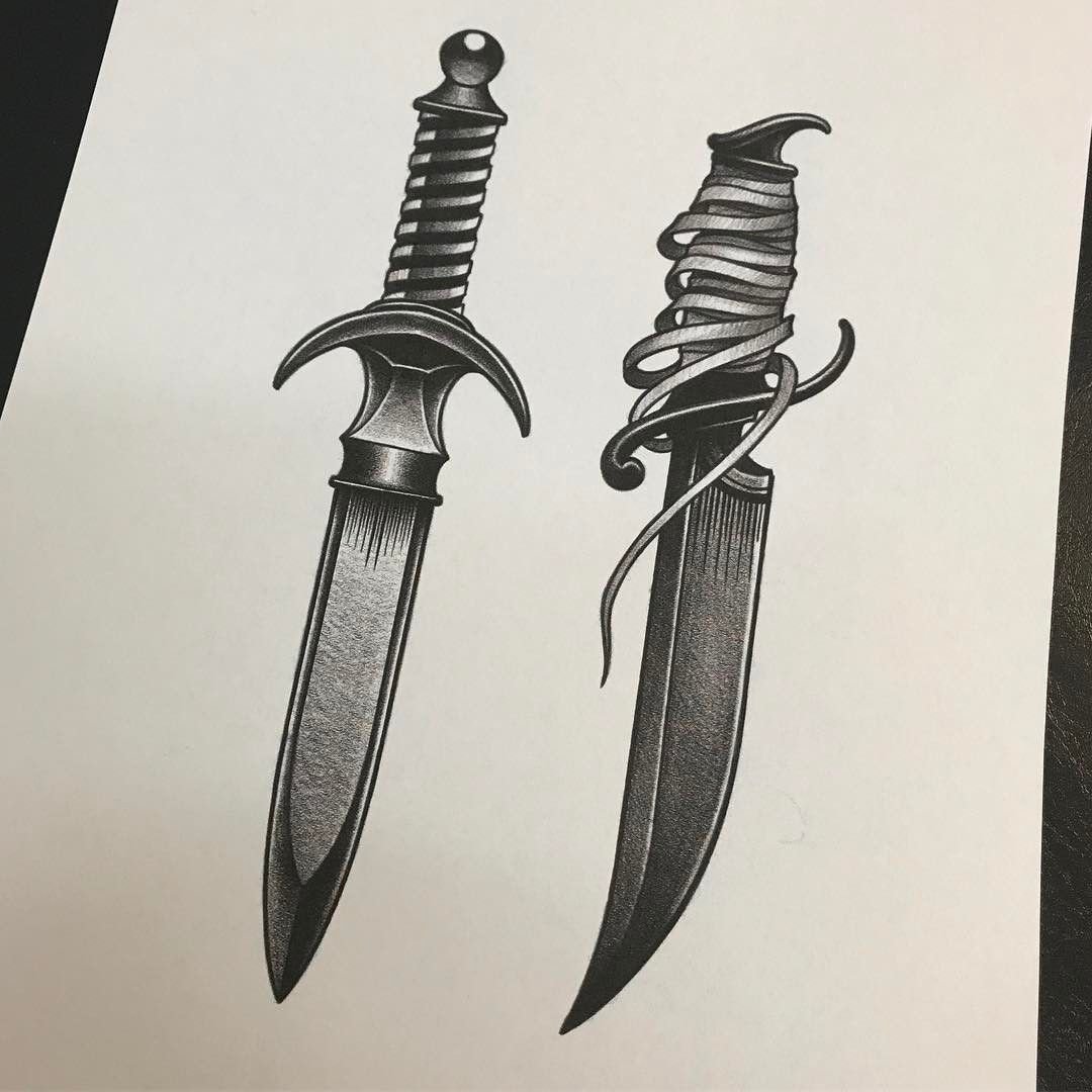 Эскизы ножей