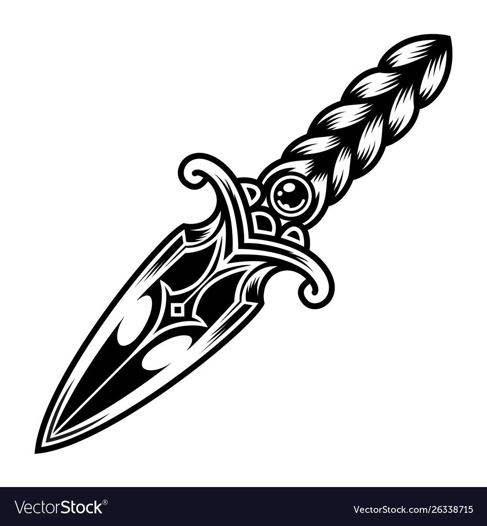 Кинжал для срисовки