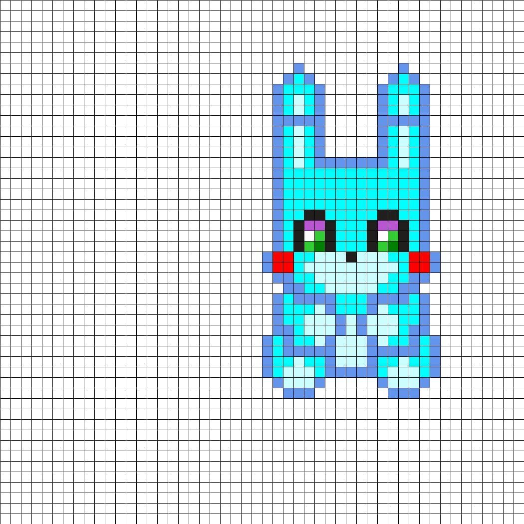 Пиксельный зайчик