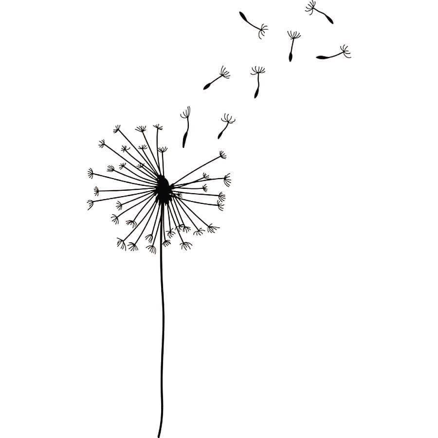 Креативное рисование одуванчиков