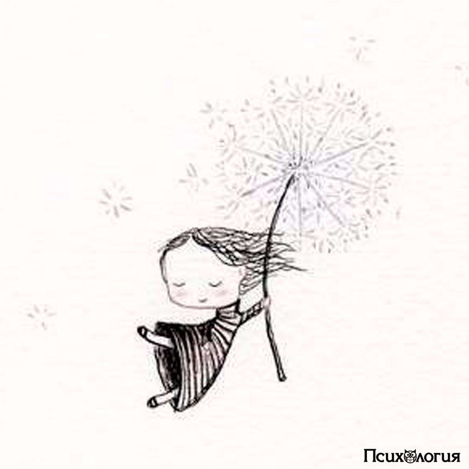 Одуванчик рисунок трафарет