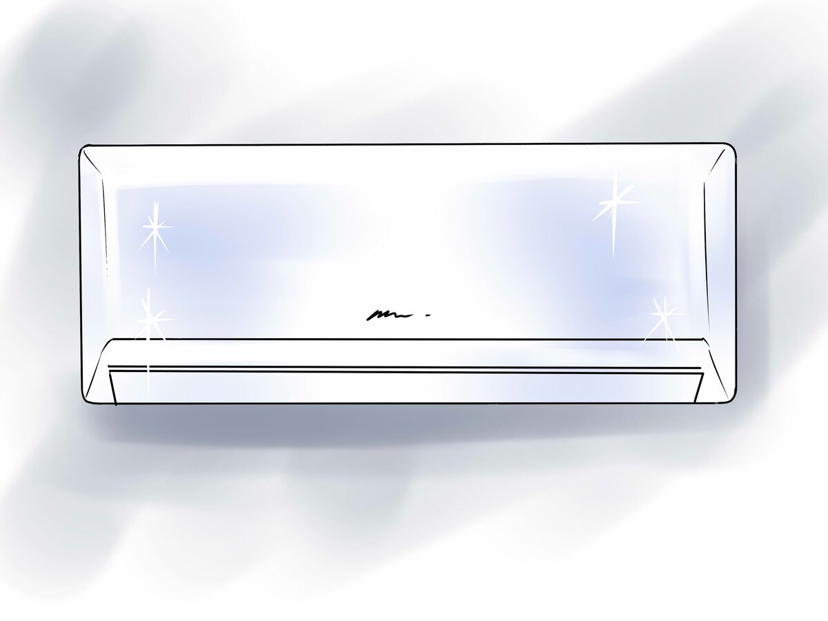 Установщик кондиционеров иллюстрация