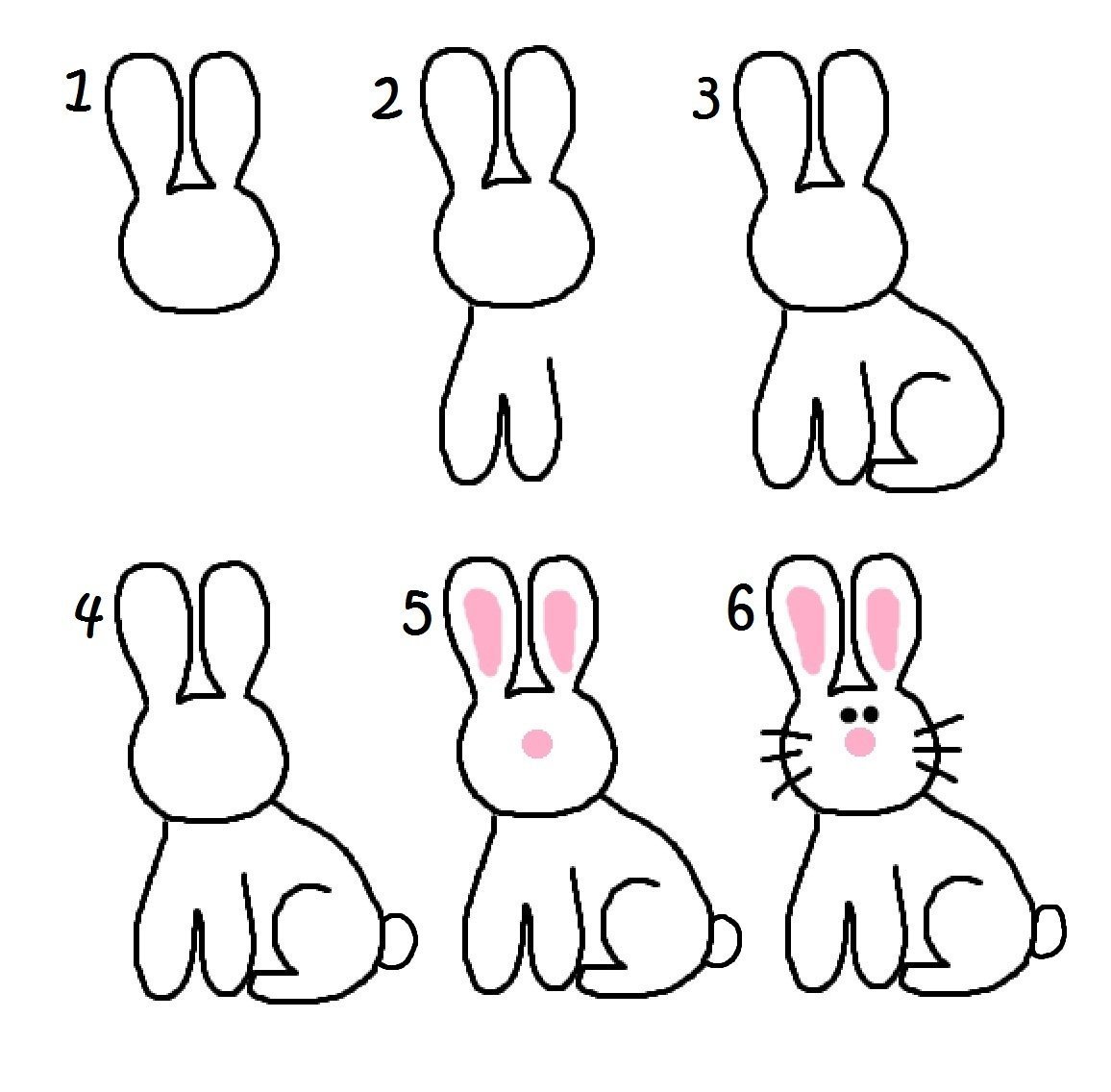 Нарисовать рисунок легко детские. Поэтапное рисование зайца. Нарисовать зайца поэтапно. Поэтапное рисование кролика. Заяц рисунок легкий.