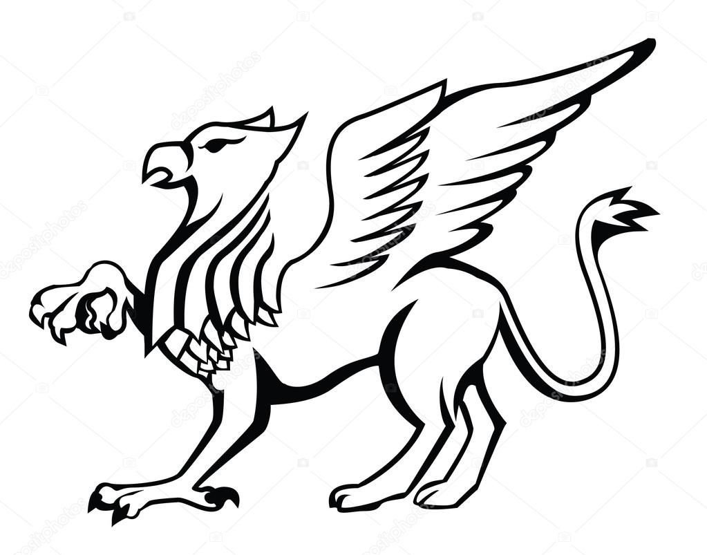 Графическое изображение грифона