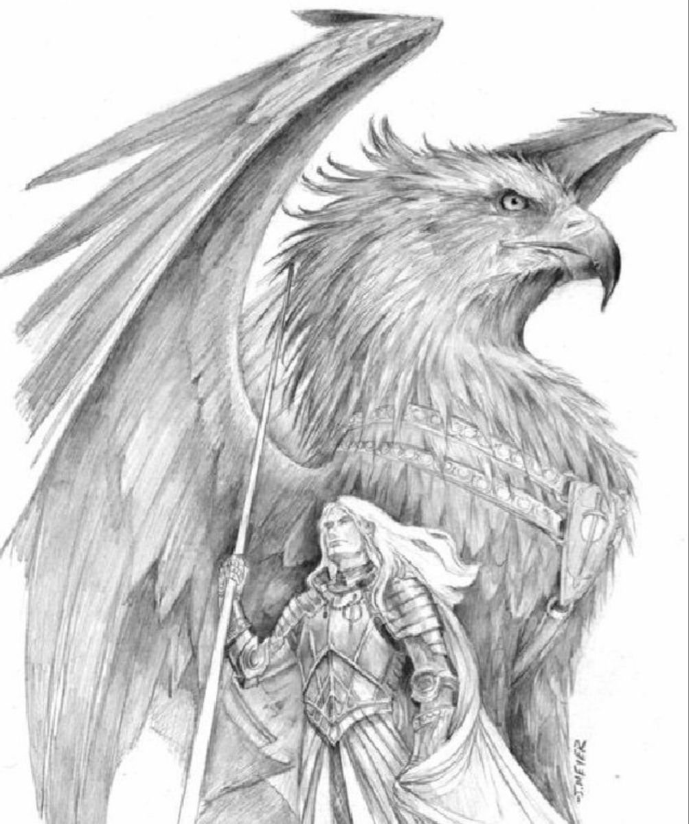 Грифон тату эскизы