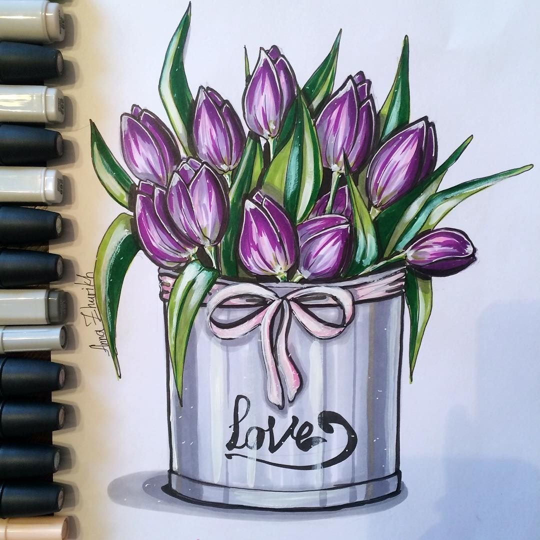 Букет тюльпанов