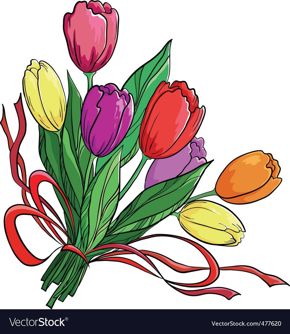 Книга с цветами