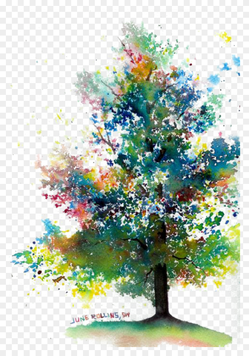 Акварельные деревья. Деревья акварелью. Нарисовать дерево красками. Красивое дерево акварелью. Осеннее дерево акварелью.